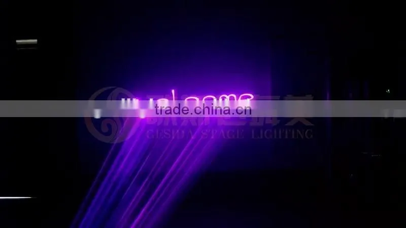 2016 Latest Technology Hot Selling Animation Text /writing laser Stage lighting