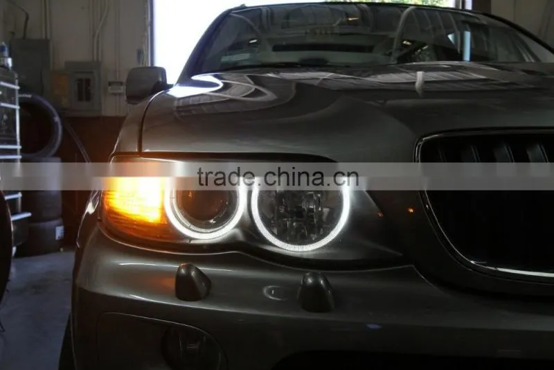 7000K White High Power LED Angel Eyes Ring light Marker Bulbs for B-MW 5 6 7 Series X3 X5 (Fit E39 E53 E60 E63 E64 E65 E66 E83)