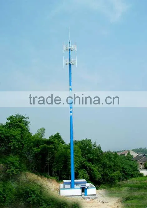 Telecommunication Steel Monopole For Mobile Communication Technology