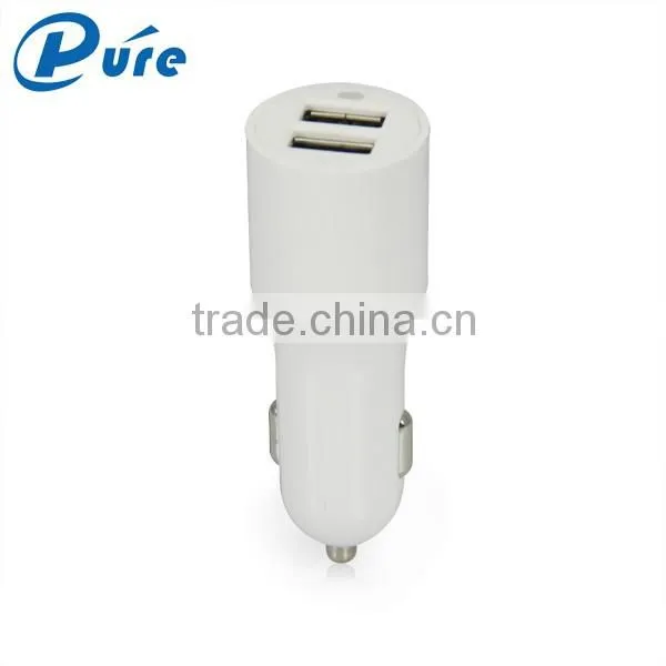 Universal Car Charger 4.8A with intelligent recognition dual usb port car charger for smartphones