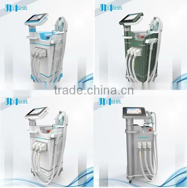 multifunctional ipl shr skin rejuvenation spider removal/nd yag laser tattoo temoval machine hair removal