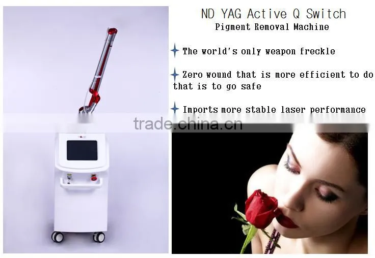Factory price !! High peak power EO Q Switch Nd Yag Laser pigment removal 10Hz Flat-top Active Q Switch