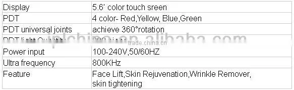 Missface-30 Ultra Fat Removal Equipment With PDT Light Skin Rejuvenation