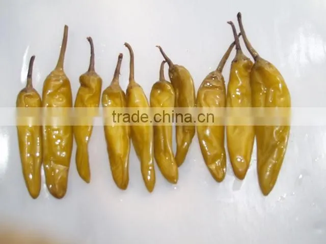 Good quality canned pickle green chili pepper