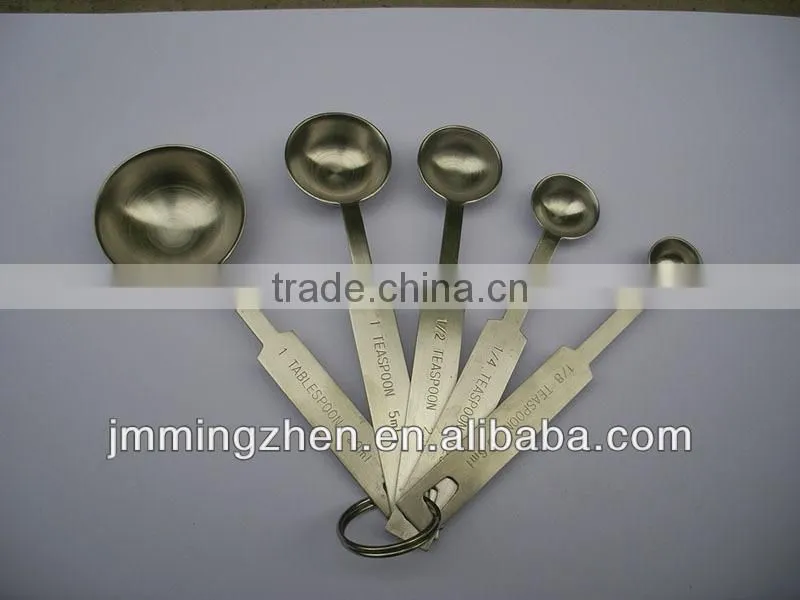 China manufacturer sell 0.6ml 1.25ml 2.5ml 5ml 15ml hot sell tea spoon stainless steel measuring spoon