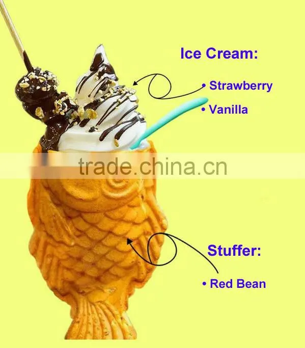 Korean Taiyaki Waffle Ice Cream Waffle Machine