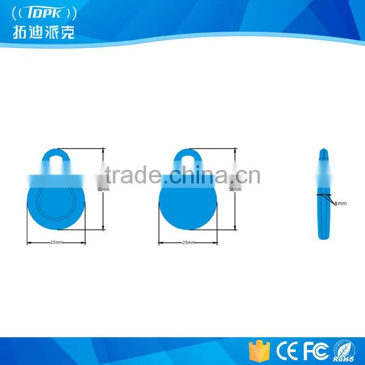 professional waterproof 125khz rfid key fob