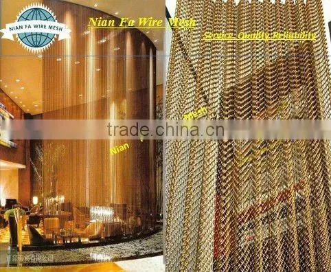 metal mesh curtain with fittings (ISO9001:2008)