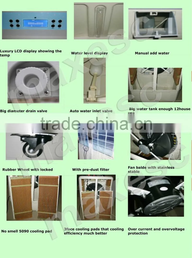Mini Room Inverter Portable Air Cooler Fan for Office