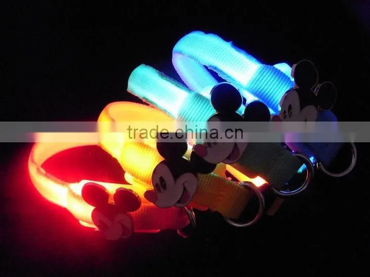 luminous cartoon small pet collar