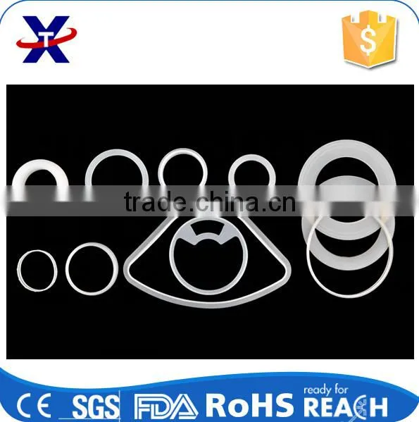 food grade flat transparent silicone sealing ring o ring silicone gasket