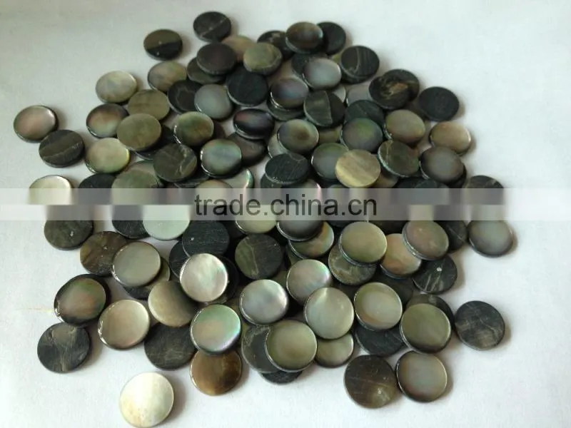 black lip mother of pearl shell cabochon for gemstone jewelry