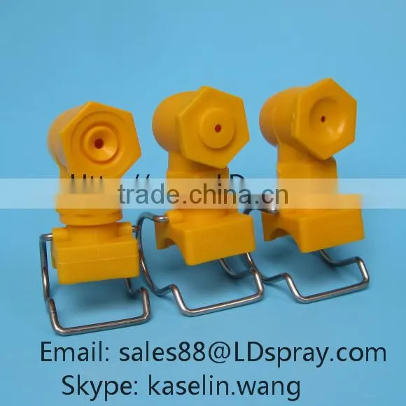 cleaning line equipment double head Plastic spray nozzle