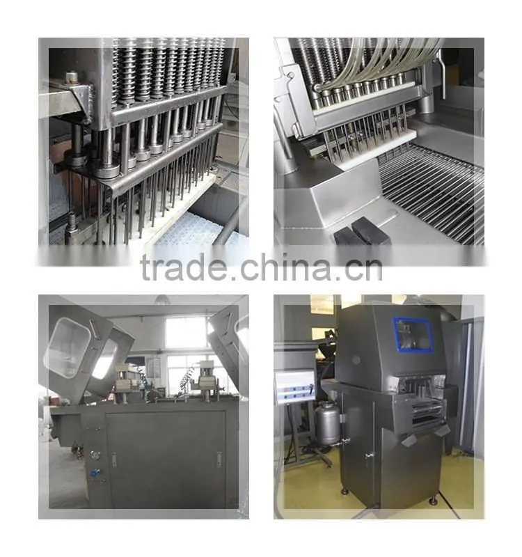 Saline injector for fish meat machine