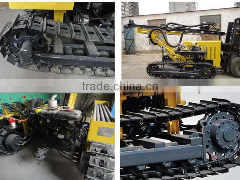 High performance crawler rock drilling machine