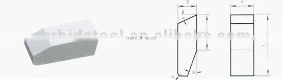 Zhuzhou hot sale Carbide saw tips for cuting wood