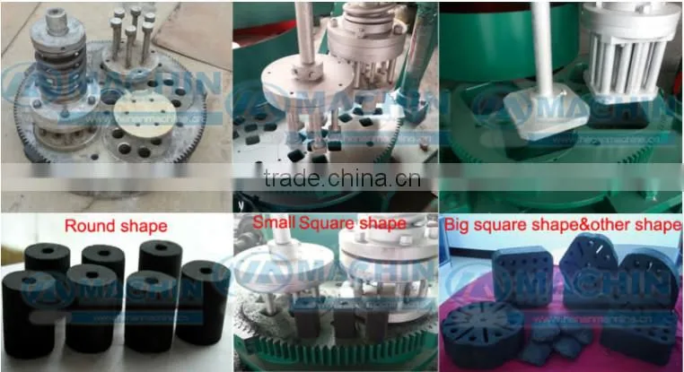 Barbecue charcoal briquette press machine coal block making machine