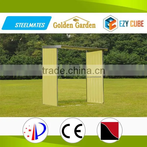 adequate quality china supplier family usage garden metal storage shed log store of outdoor