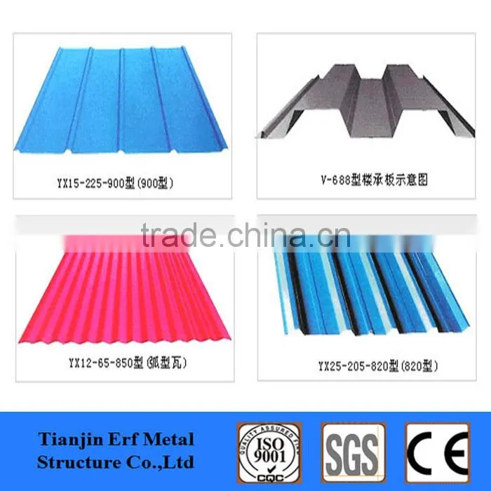 color corrugated steel plate