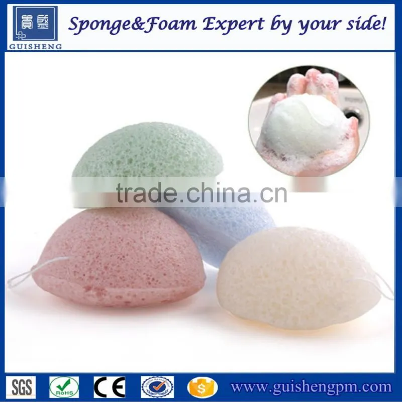 Fcatory Wholesale 100% natural organic Konjac sponge for shower