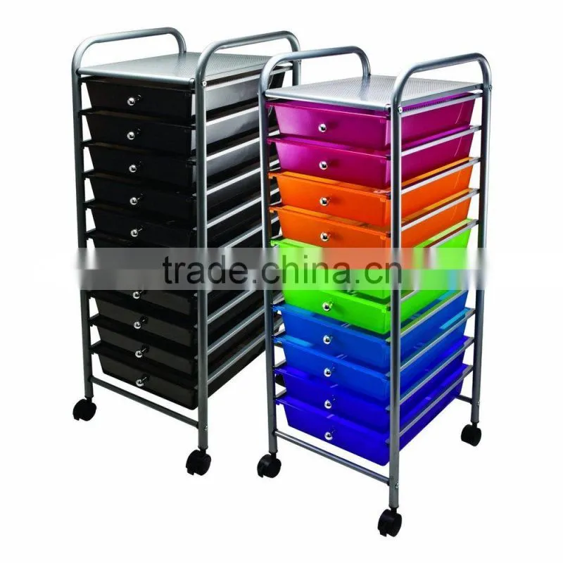 Vivivnature Plastic Storage Drawers and trolley