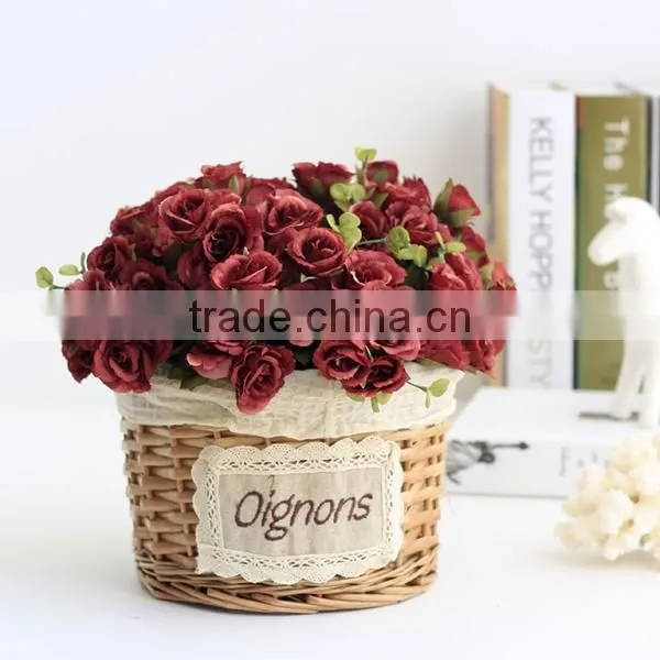 HOT 100%Handmade Natural baskets flowers