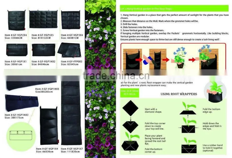 2017 High Imitation vertical garden green wall system