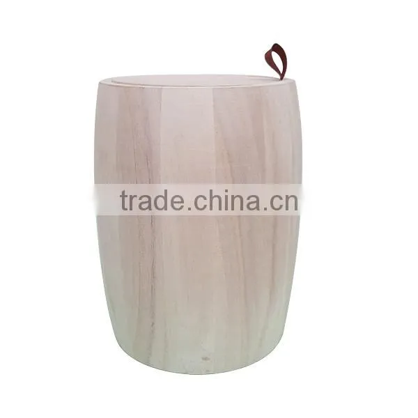 New Design storage coffee bean wooden barrel,custom wood barrel for sale