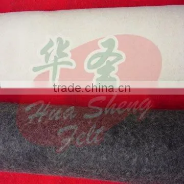 Oil absorption wool felt