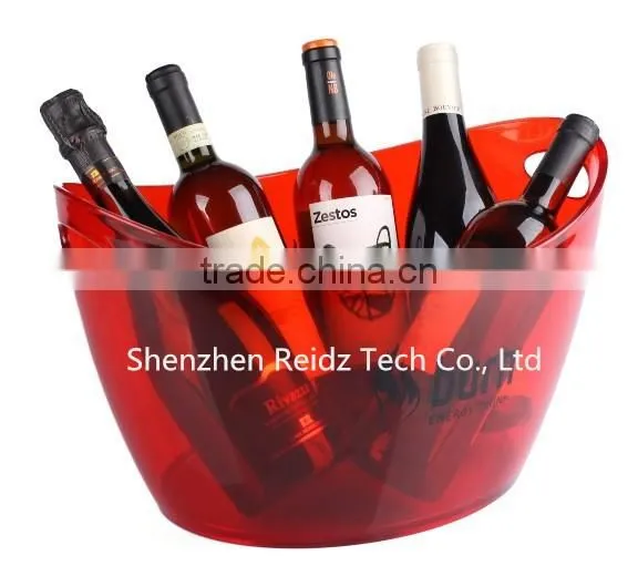 2016 Promotional clear acrylic Plastic oxo ice bucket
