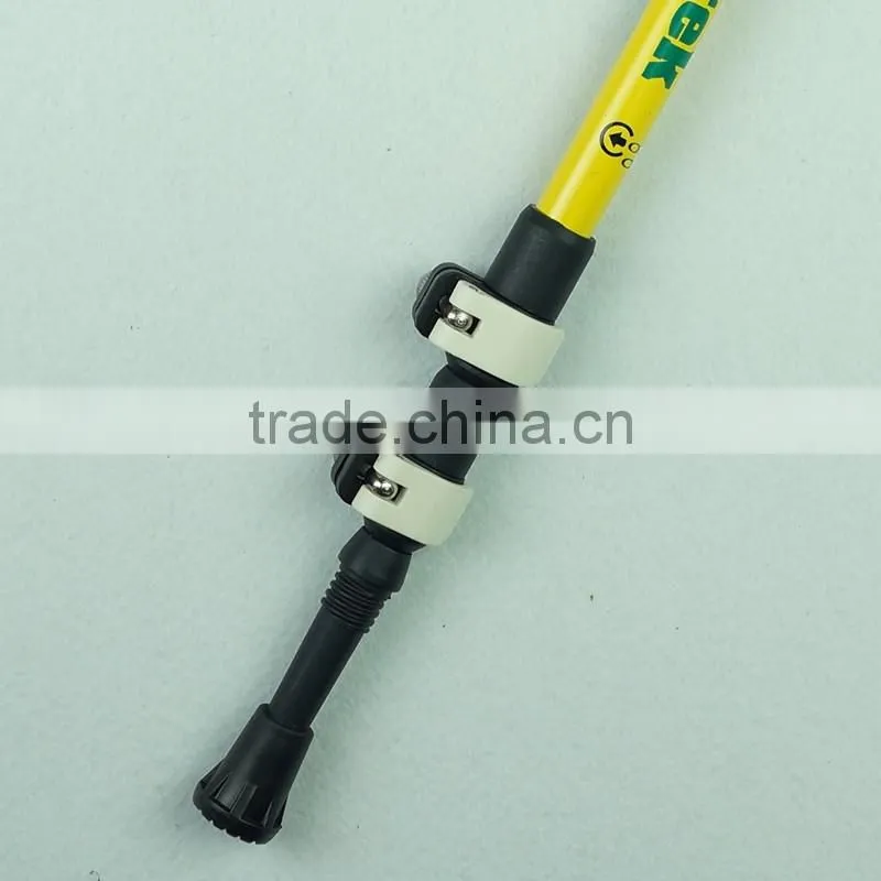 Carbon fiber, walking stick, trekking pole, external lock, 3 sections SZ15506