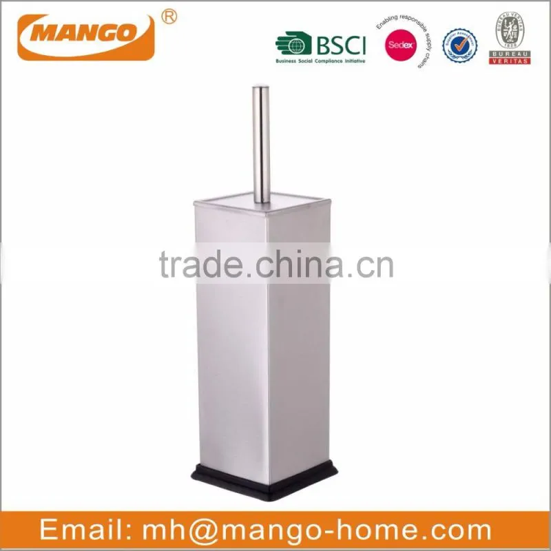 Wall Mounted Round Stainless Steel Toilet Brush