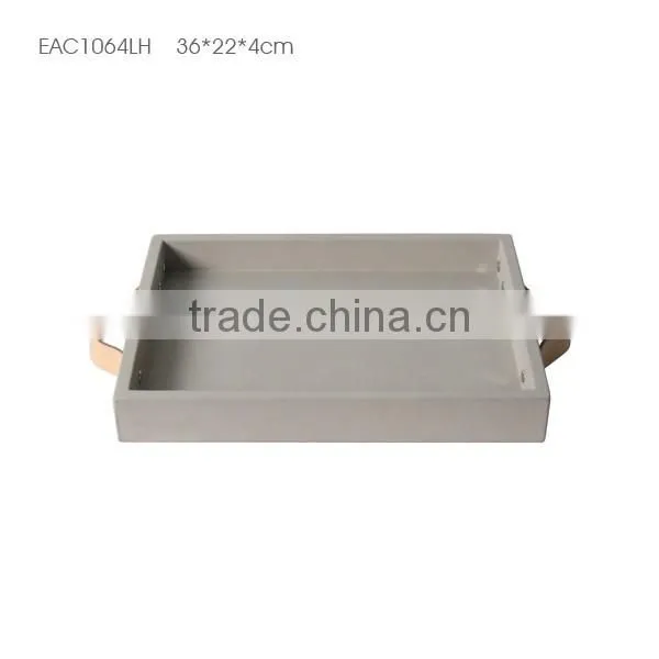 Handmade Concrete Tray Industrial Organization Storage Modern Decor Jewelry