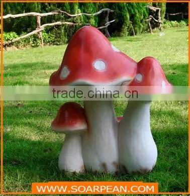 Miniature Fairy Garden craft Hedgehogs with Mushrooms Statue Decor