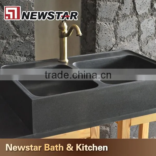Chinese hot sales square marble counter top wash basin