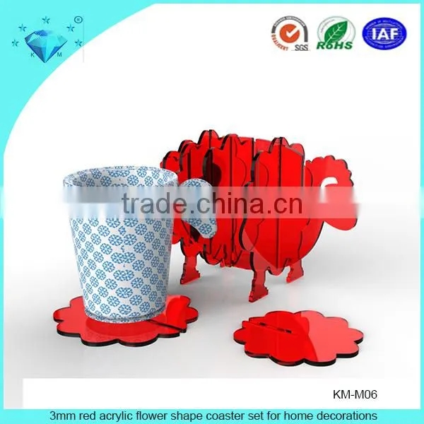 POP colorful bar OEM tabletop PVC acrylic ice bucket led ice bucket