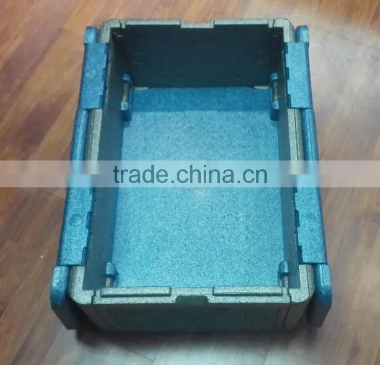 insulation box for car, foldable epp material insulation box, light weight for outdoor food storage.