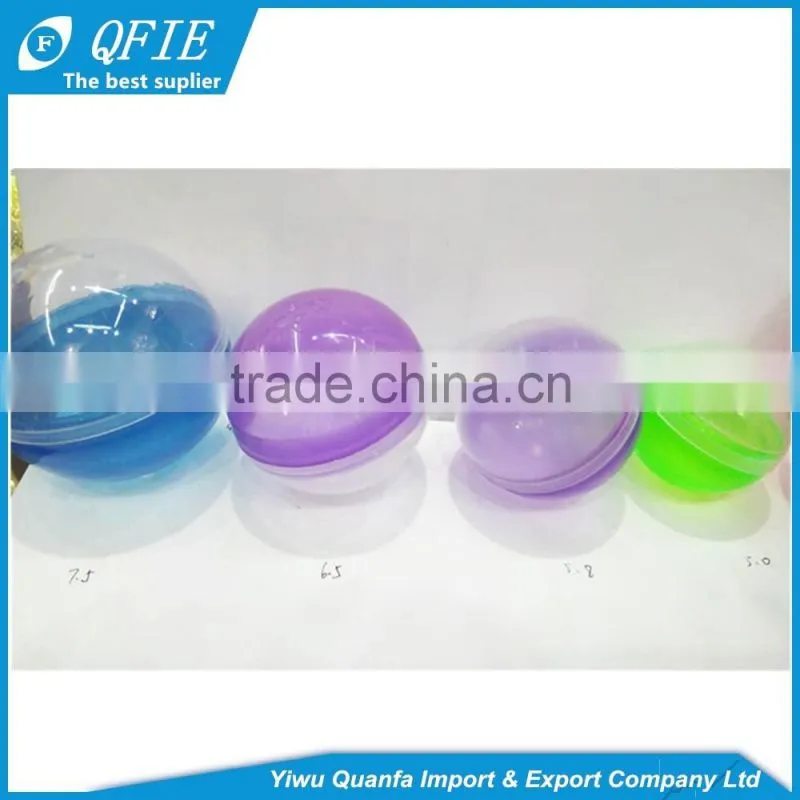 Wholesale cheap 5.8cm 6.5cm 10cm empty plastic mini capsule egg for coin operated machine