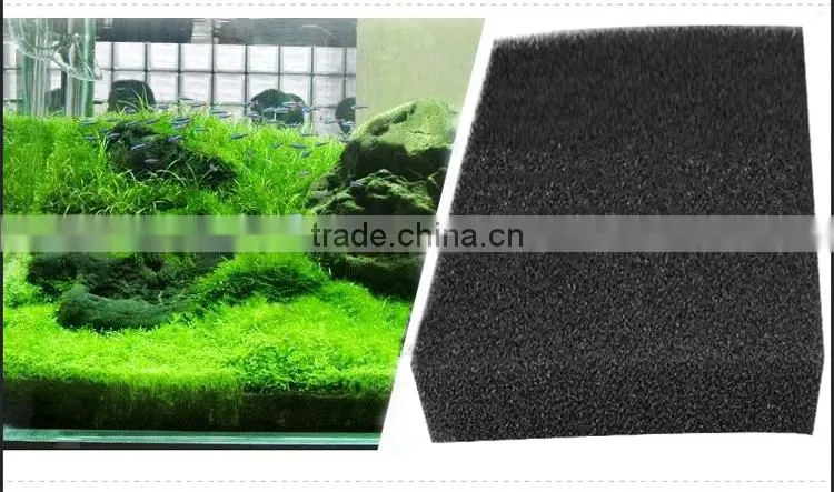 black customised filter foam