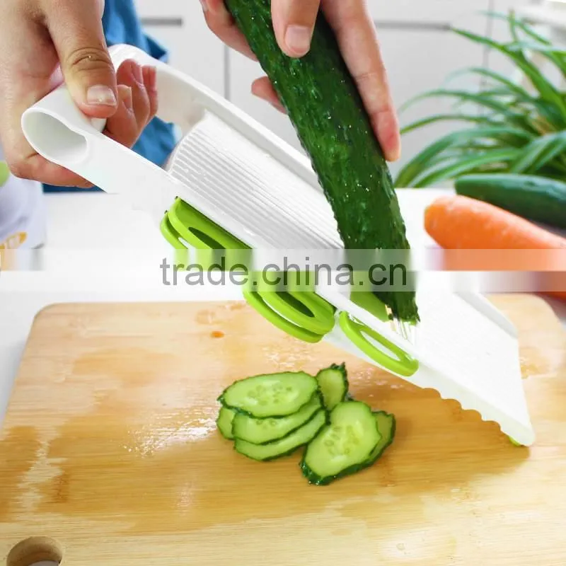 Cheap OEM 5 pcs Multi Vegetable Slicer and grater Chopper Kitchenware Set as seen on tv