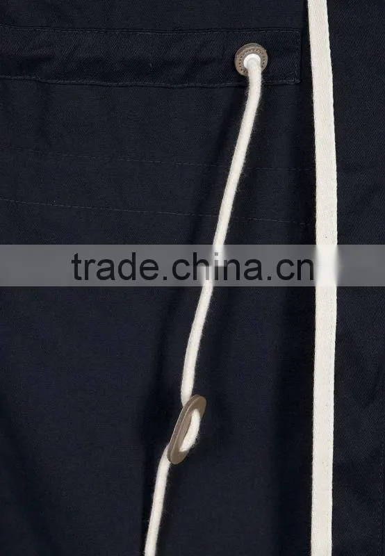 ALIKE slim fit cotton long wind coat for men