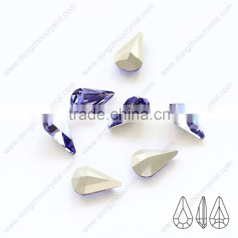 Loose water drop crystal glass bead stone for decoration factory wholesale