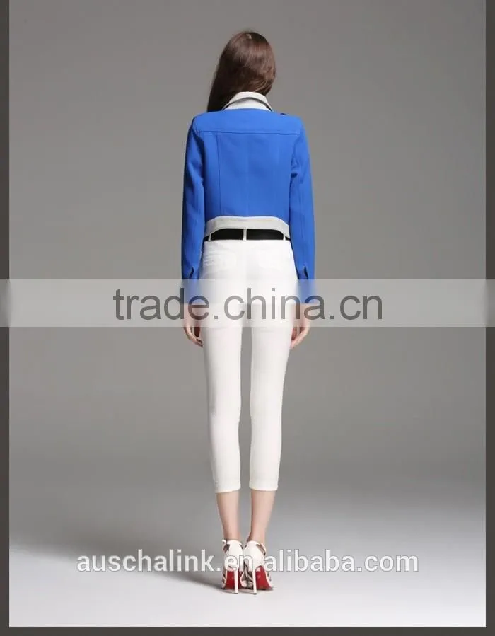 italy style girls long sleeve single breasted short jacket competitive price