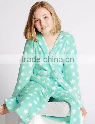 1538 child flannel robe kids bath robe for boys and girls in winter robe sleepwear