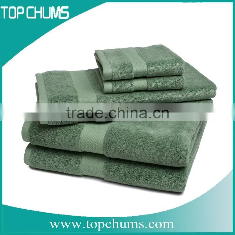 100% Cotton gauze 6 piece luxury hotel bathroom bath towel set