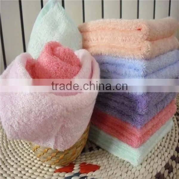 Solid Color Soft Bamboo Fiber Dish Towels