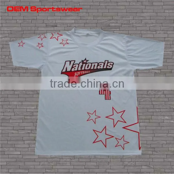 Latest design sublimated wear t shirt in fashion dazzle