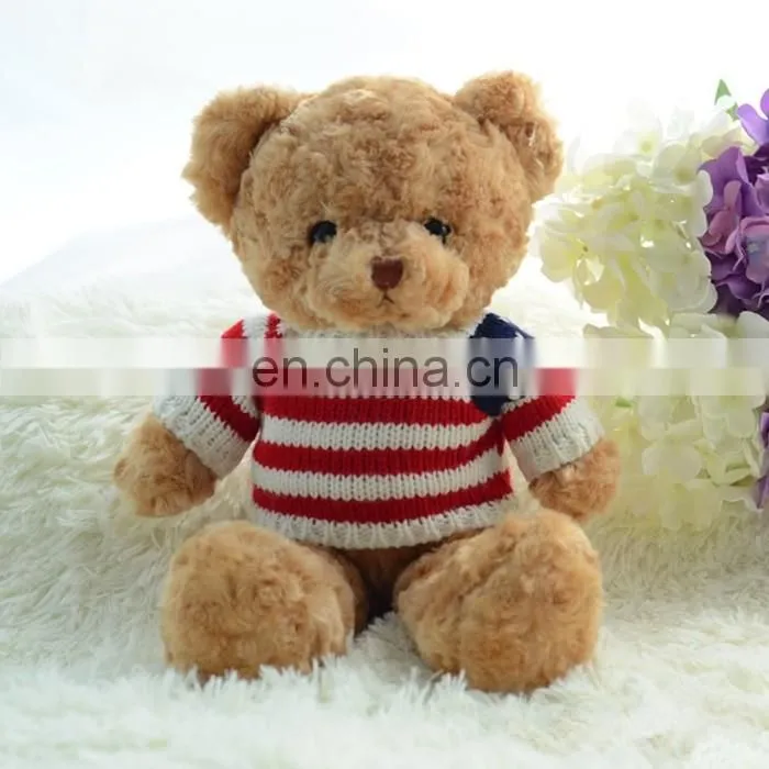 Brown and White Custom Plush Toy Teddy Bear
