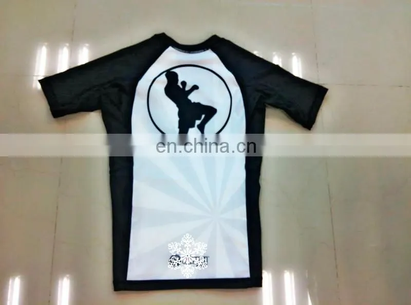 Custom sublimation compression shirt rash guard rashguard 2017