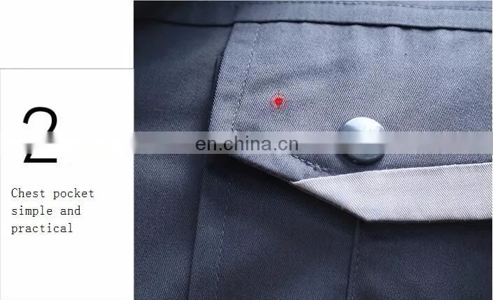 China Manufacturer Polyester Men Work Overalls Summer Work Coveralls with Short Sleeve